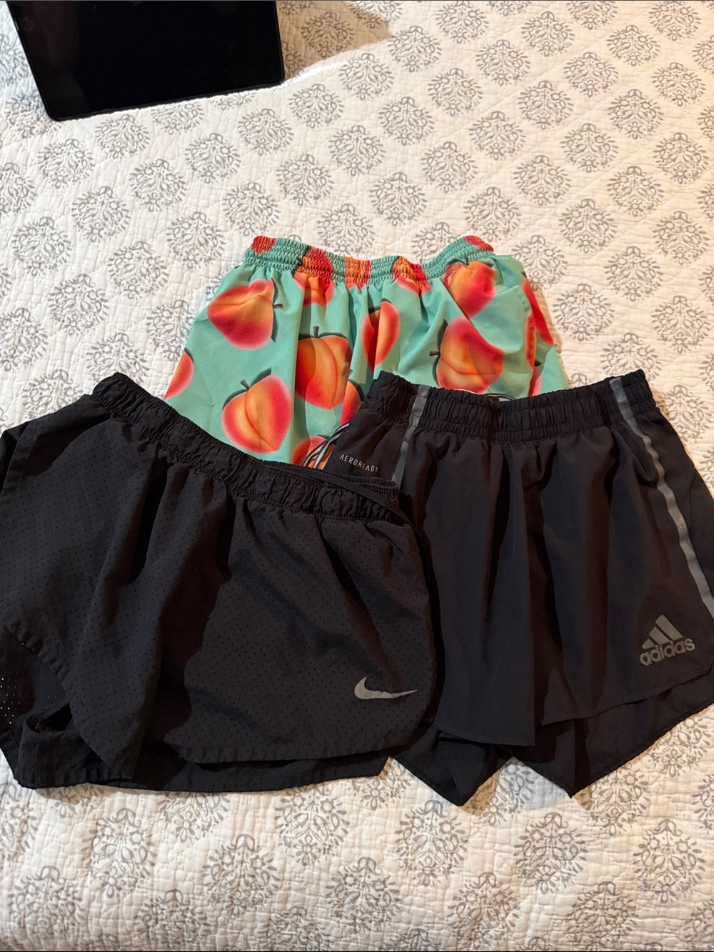3 pair men’s Small Nike & Adidas running Shorts Set - Picture 1 of 11